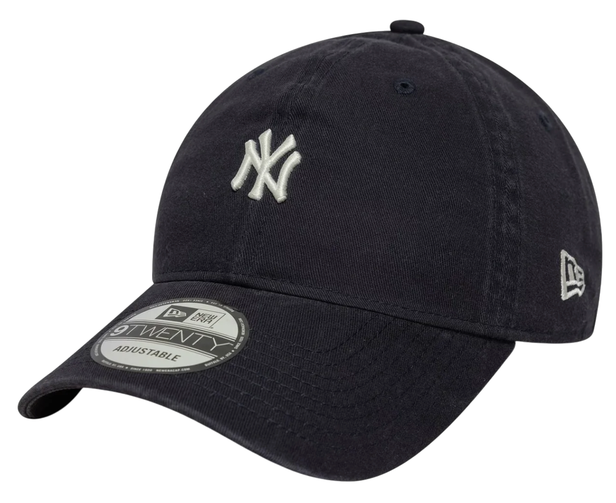 Шапка с козирка New Era MLB New York Yankees Mini Logo Washed 9Twenty Cap Тъмно синьо | 60667594-60667594, 0