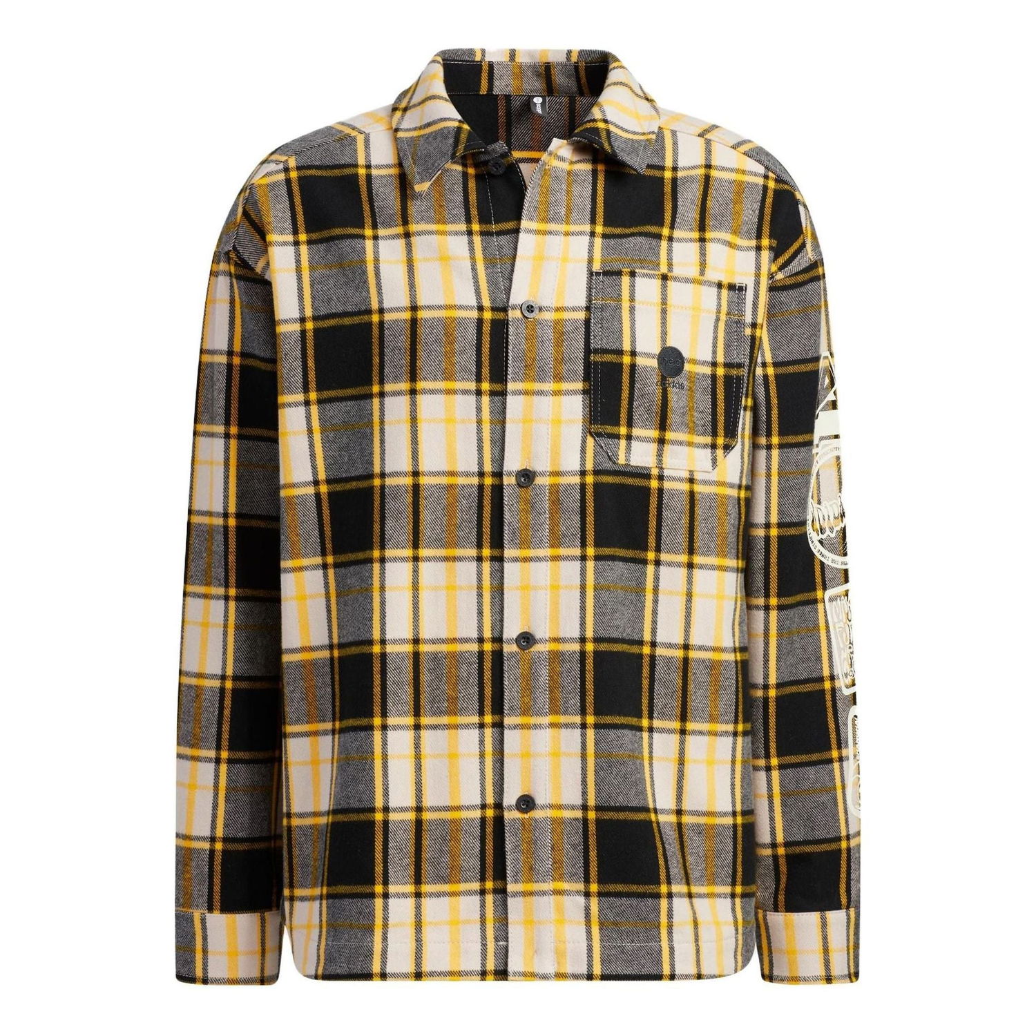 Риза adidas Originals Men's CESP Plaid Button-Down Shirt Черно | IA6824, 0