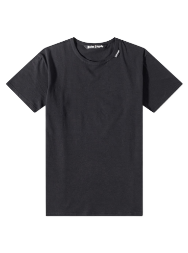 Тениска Palm Angels Essentials Logo Tee Черно | PMUG001C99FAB0011001