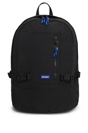 Раница BOSS HUGO Backpack with Adjustable Straps and Logo Badge Черно | 50547604
