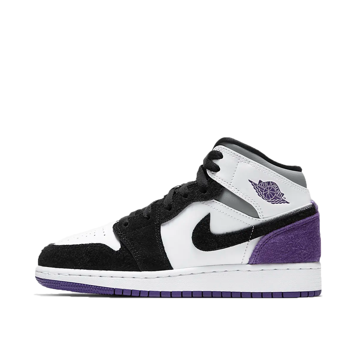 Кецове и обувки Jordan Air Jordan 1 Mid SE GS "Varsity Purple" Лилаво | BQ6931-105, 1