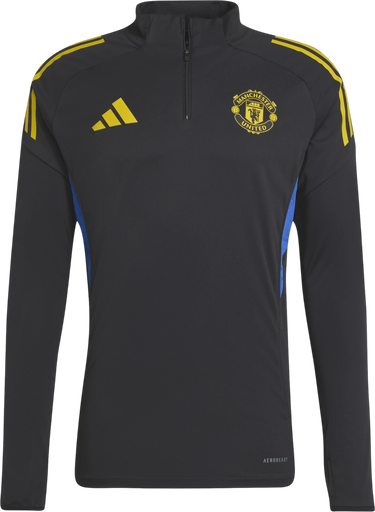 Суитчър adidas Originals Manchester United AEROREADY Quarter-Zip Long-Sleeve Training Top 2025/26 Черно | jp3143, 2
