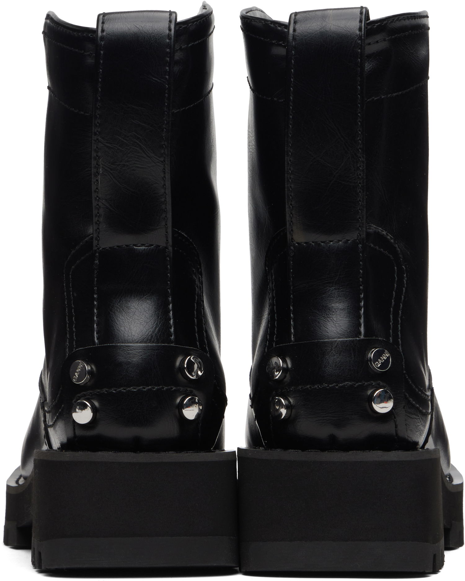 Кецове и обувки GANNI Low Oleatex Boots Черно | S3088, 1