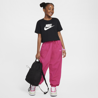 Съкратен топ Nike Nike Sportswear Cropped T-Shirt Черно | FZ5548-010, 3