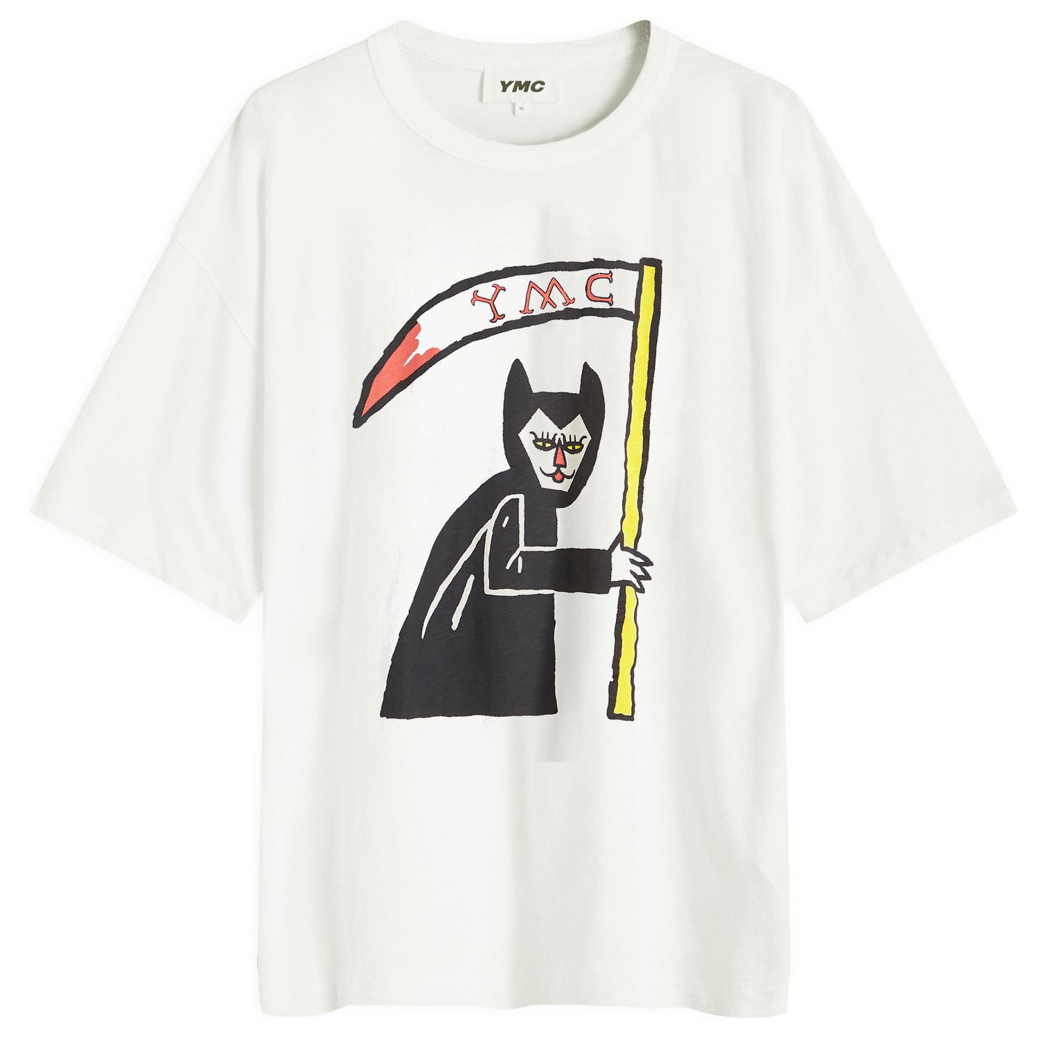 Тениска YMC Vixen Graphic T-Shirt Бяло | P6XMA-10, 0