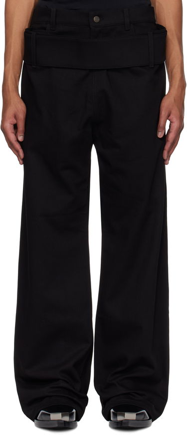 Панталони Courrèges Courrèges Double Belt Jeans Черно | 125DPA287DE0020, 0