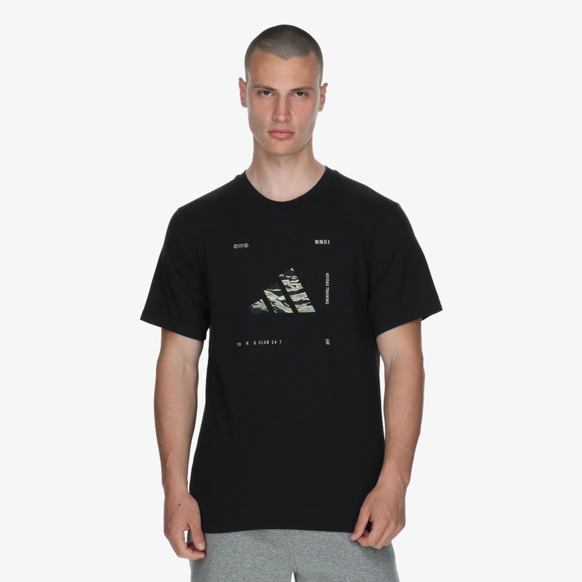Тениска adidas Originals Training Box Logo Graphic Tee Черно | JD8231, 1