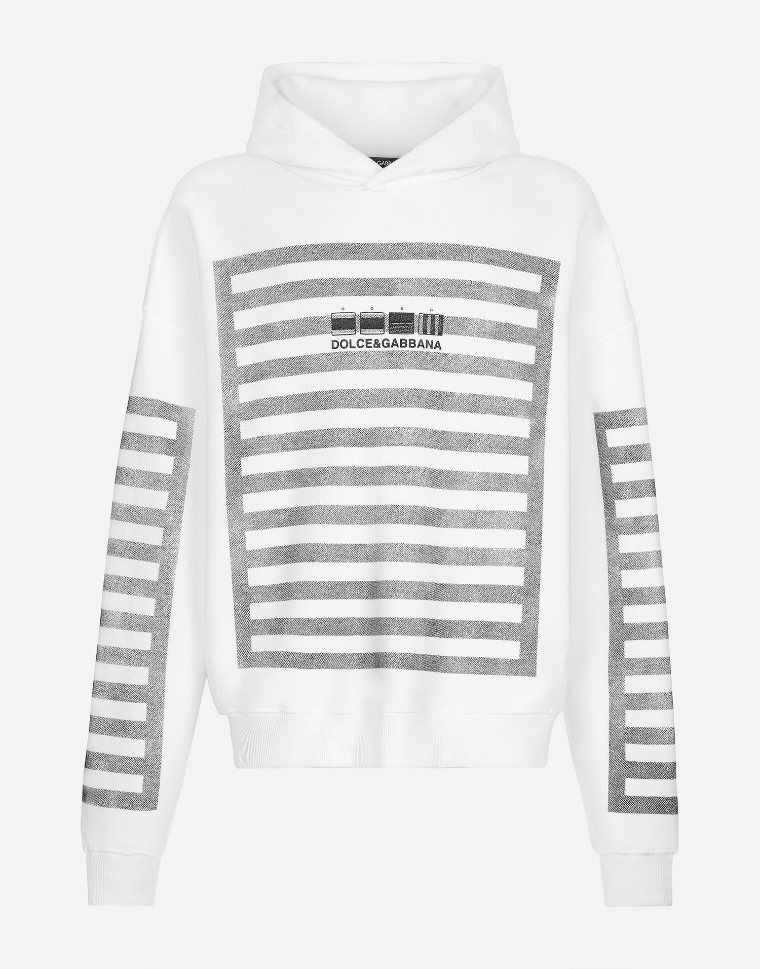 Суитчър Dolce & Gabbana Hoodie With Marina Print Бяло | G9AJATG7K4TW0800, 0