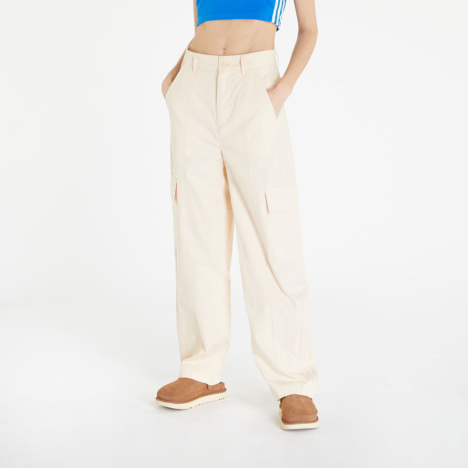 Панталони adidas Originals Premium Essentials Ripstop Trousers Бяло | IU2695, 0