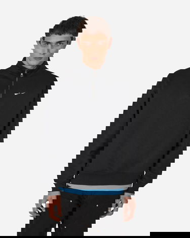 Суитчър Nike Solo Swoosh1/4-Zip Top Черно | DQ5209-010, 4