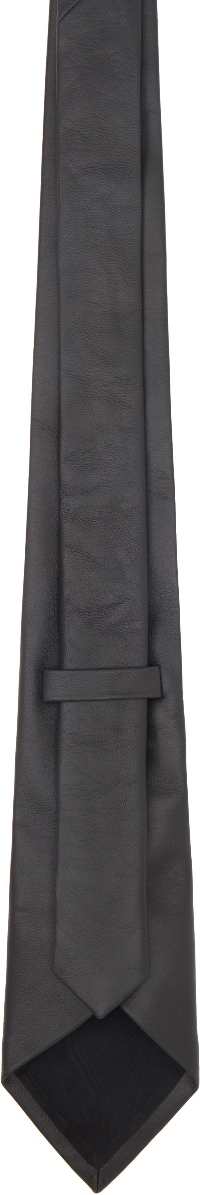 Колани Bottega Veneta Bottega Veneta Lambskin Tie Черно | 762027V3Y602113, 1