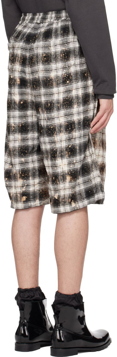 Къси панталони We11done We11done Crinkled Check Shorts Многоцветен | WD-PT1-23-254-U-BK, 2