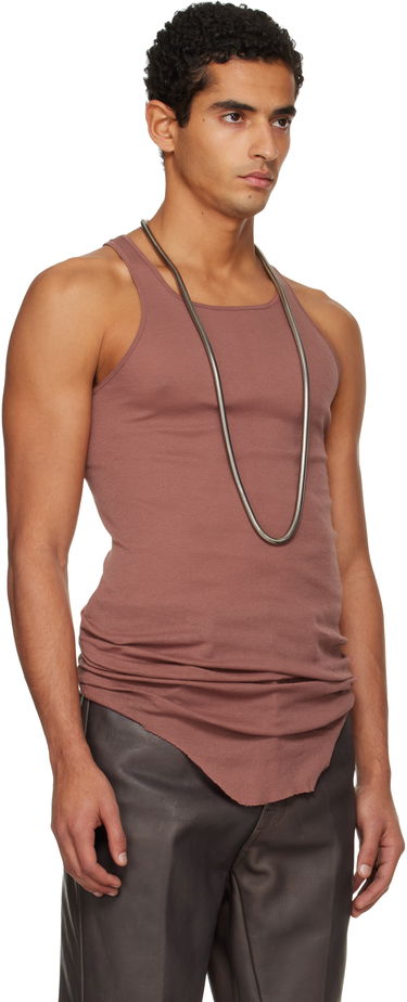 Потник Rick Owens Concordians Basic Rib Tank Top Кафяво | RU02E1150 MR, 1