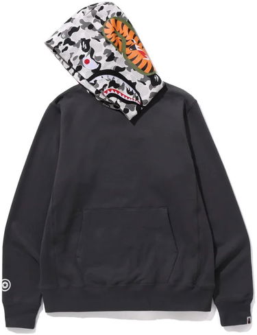 Суитчър BAPE Bape ABC Camo Shark Pullover Hoodie Сиво | 0ZXSWM114006L-CHA, 1