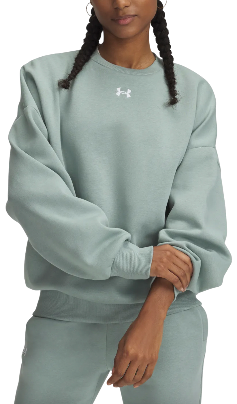Суитчър Under Armour Under Armour Rival Fleece OS Crew Sweatshirt Зелено | 1386463-348, 0