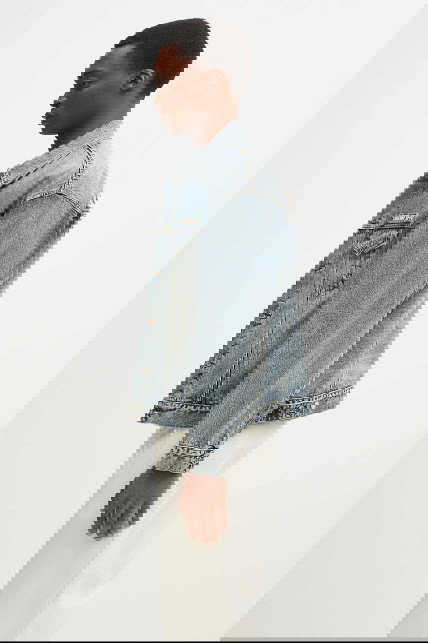 Яке BAPE Distressed 13Oz Oversize Denim Trucker Jacket Синьо | 1K80140308, 1