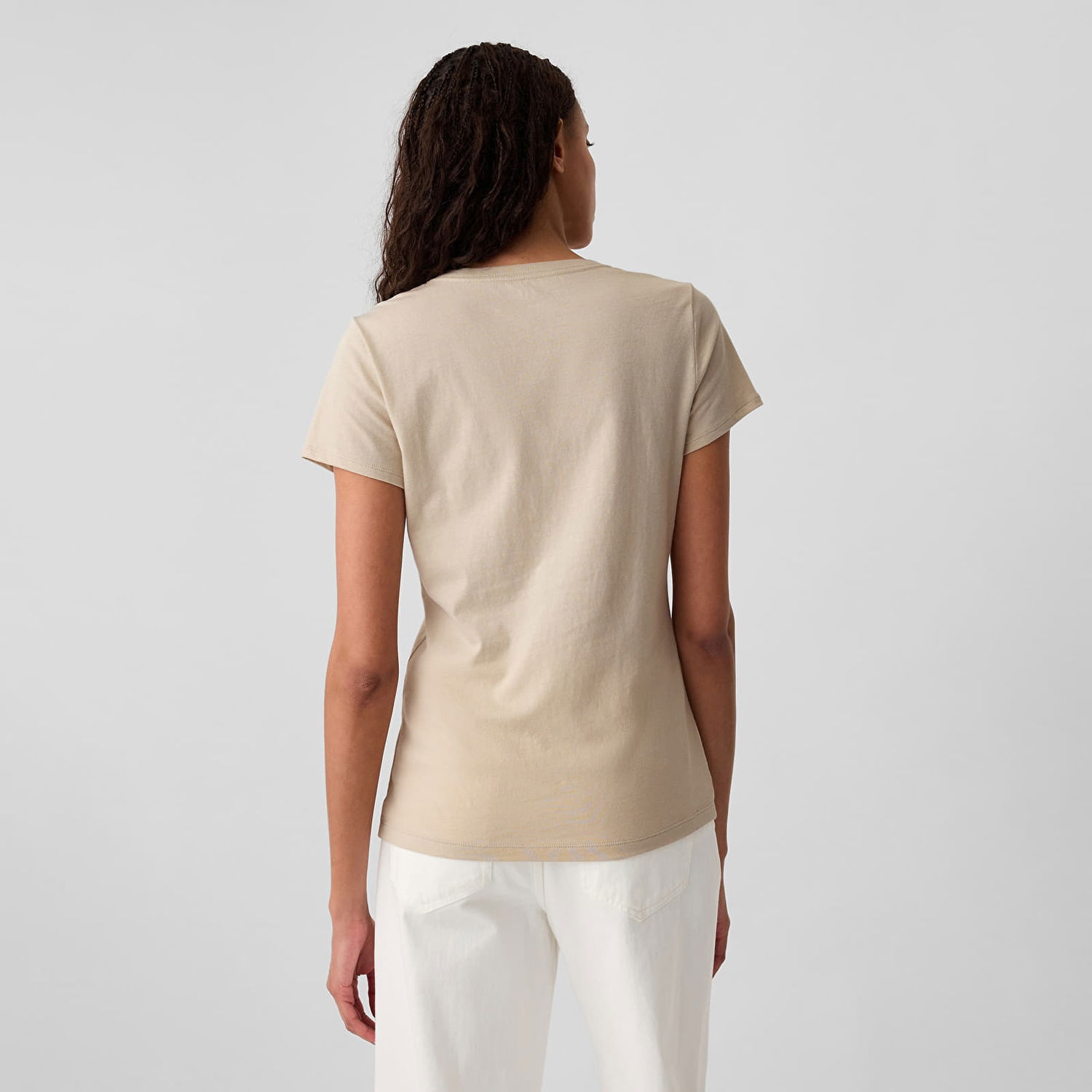 Тениска GAP T-shirt Logo Shortleeve Tee Bedrock Shine XS Сиво | 417797-07, 1