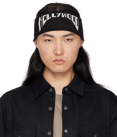 Шал Rick Owens Rick Owens DRKSHDW 'Hollywood' Cotton Headband Черно | DA01E3480 KP7, 0