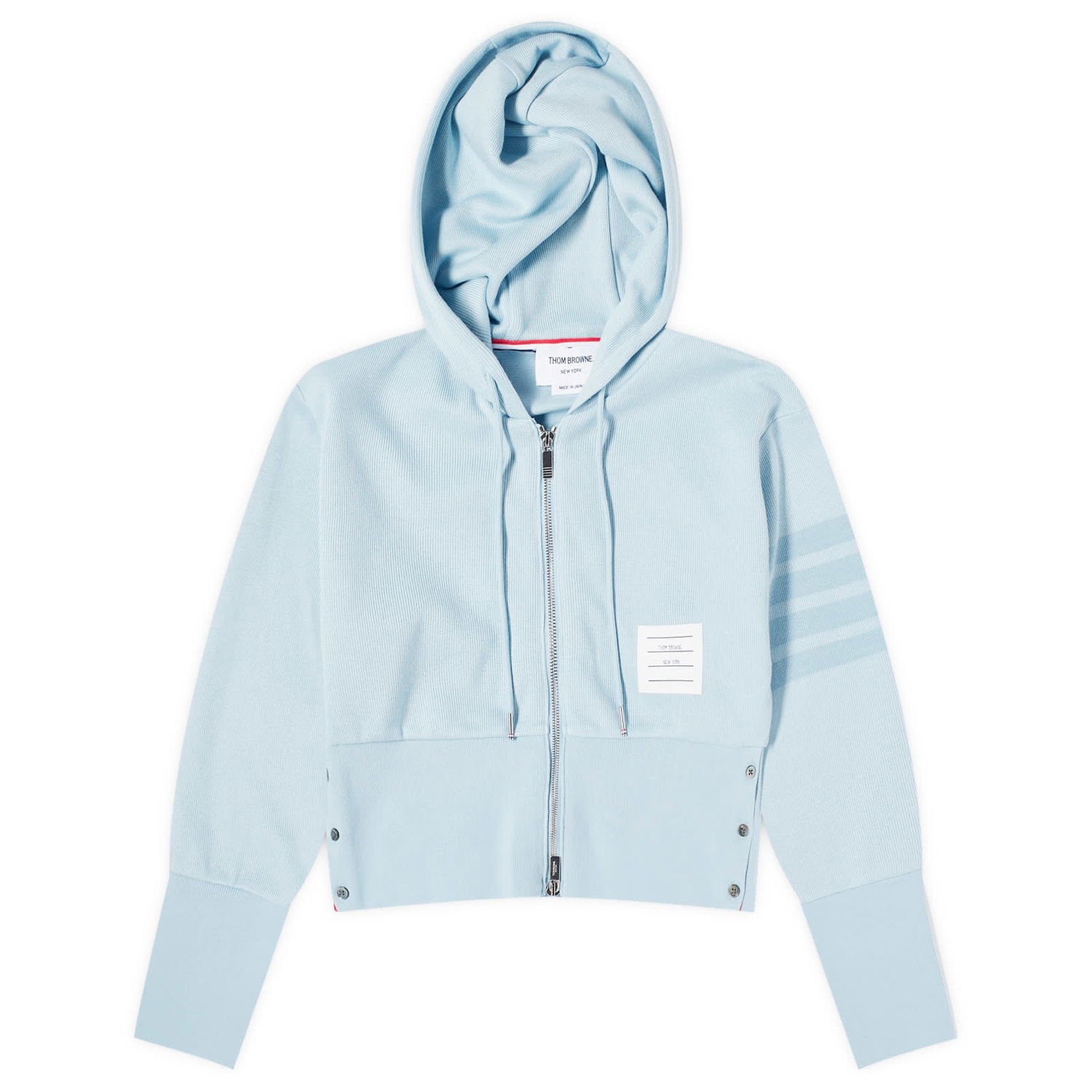 Суитчър Thom Browne Zip Up 4 Bar Тюркоазено | FJT314A-J0051, 0