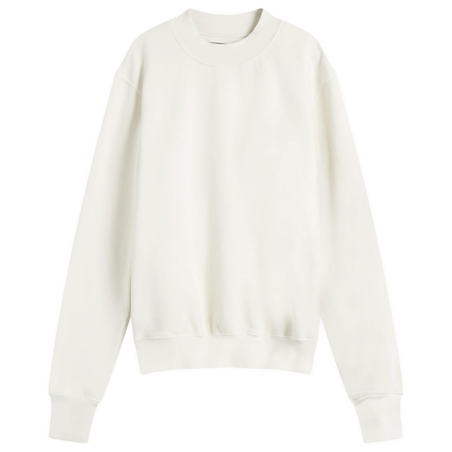 Суитчър LES TIEN Heavyweight Banded Mock Neck Polo Бяло | CF-1100-IVR, 1