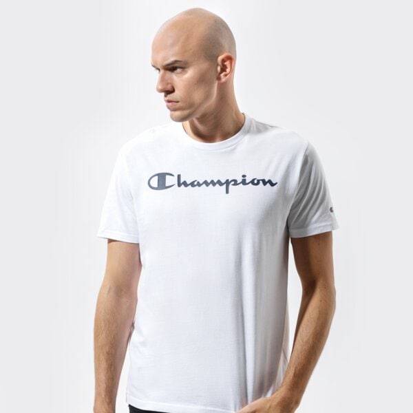 Тениска Champion Crewneck Tee Бяло | 216957WW001, 0
