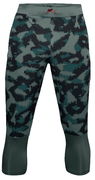 Camouflage Print Cropped Running Leggings