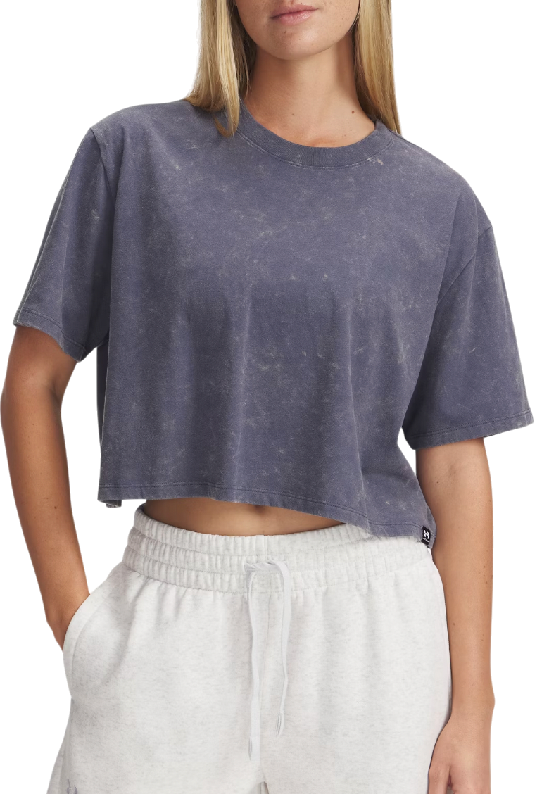 Съкратен топ Under Armour Under Armour Rival Wash Crop Top Синьо | 1389724-044, 0