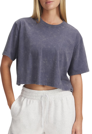 Съкратен топ Under Armour Under Armour Rival Wash Crop Top Синьо | 1389724-044, 0