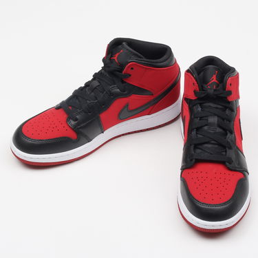 Кецове и обувки Jordan Air Jordan 1 Retro Mid ''Gym Red'' GS Червено | 554725-610, 2