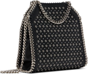Дамска чанта Stella McCartney Stella McCartney Falabella Eyelet-Stud Mini Bag Черно | 391698WP0582, 2
