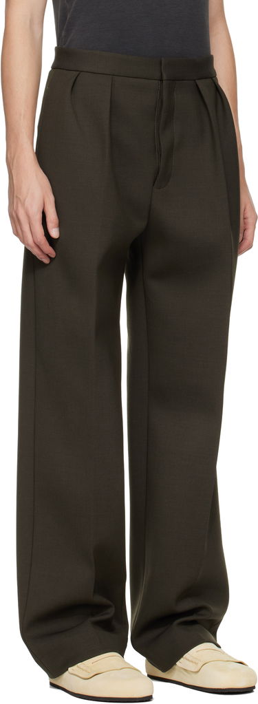 Панталони Jacquemus 'The Citta' Pleated Tailored Trousers Черно | 25HPAM00536AW00695, 4