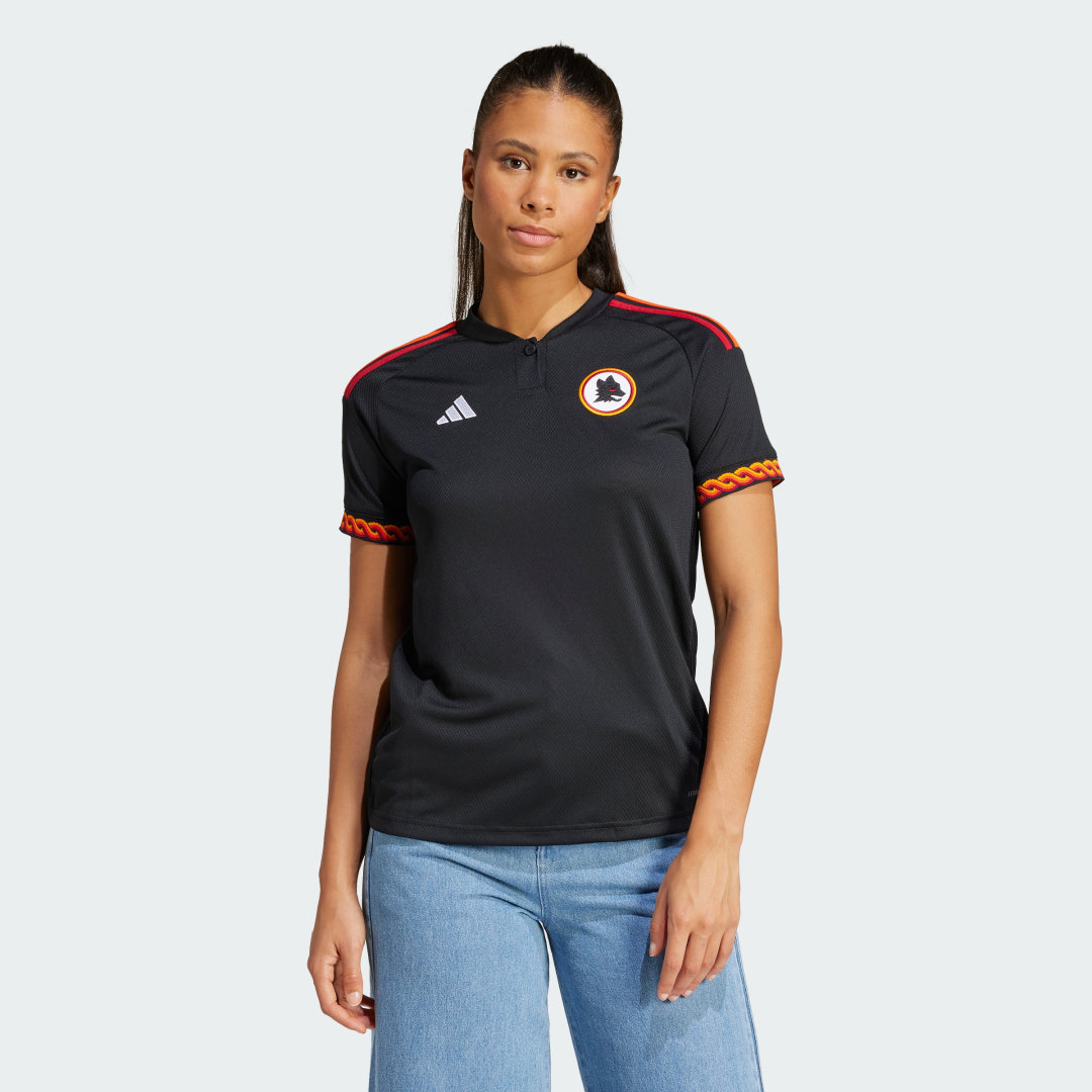 Фланелка adidas Performance AS Roma 23/24 Third Черно | IK7164, 0