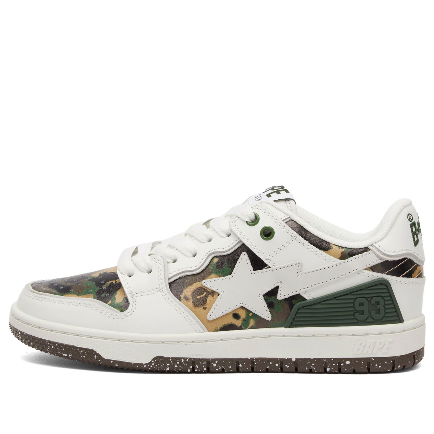 Кецове и обувки BAPE Bathing Ape Sk8 Sta #2 Бяло | 001FWL302313L-WHT, 0