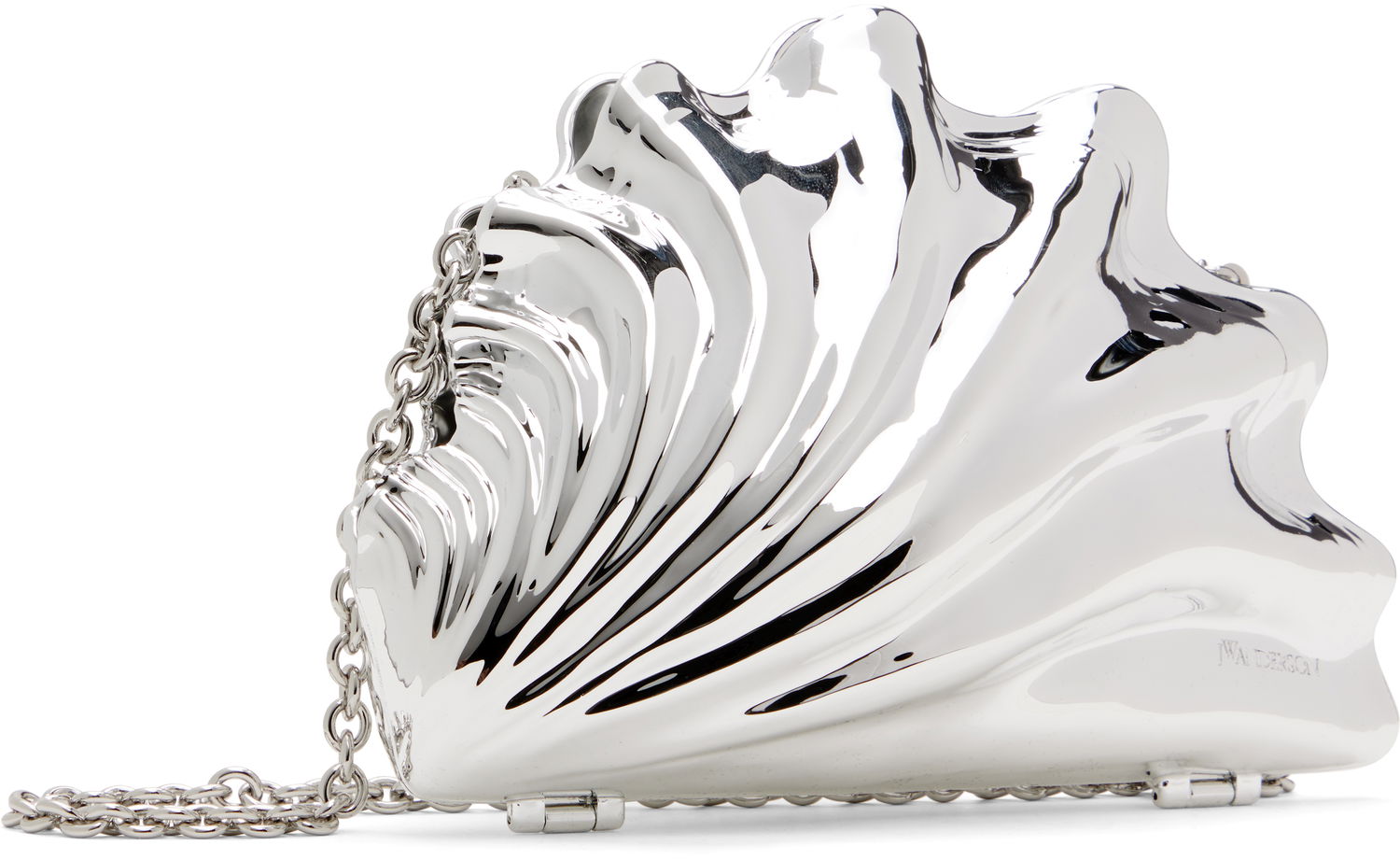 Дамска чанта JW Anderson JW Anderson Shell Clutch Металик | HB0735-FA0456, 1