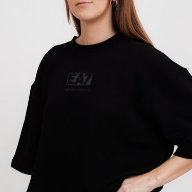 Тениска Emporio Armani EA7 Emporio Armani Cropped T-Shirt Черно | 7W000177-AF12473-UC001, 2