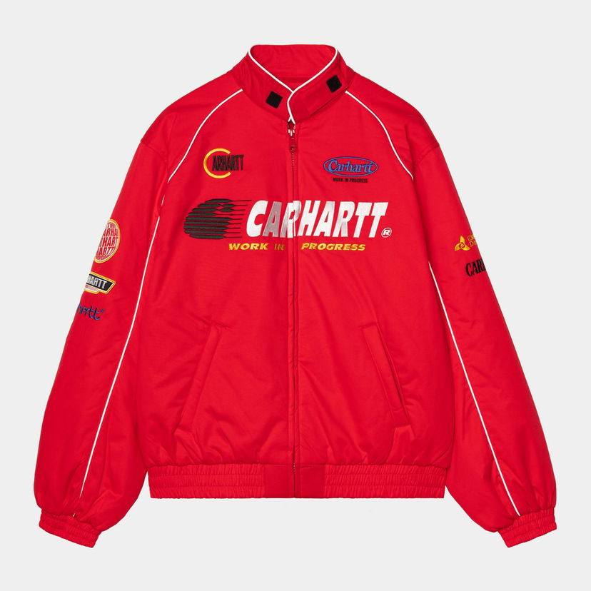 Яке Carhartt WIP Haddon Racing Jacket Червено | A252008_9