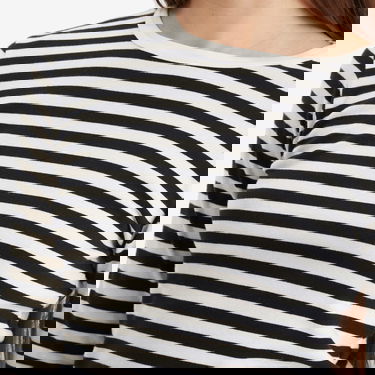 Тениска BEAMS Beams Boy Long Sleeve Stripe T-Shirt Черно | 13140060654-18, 5