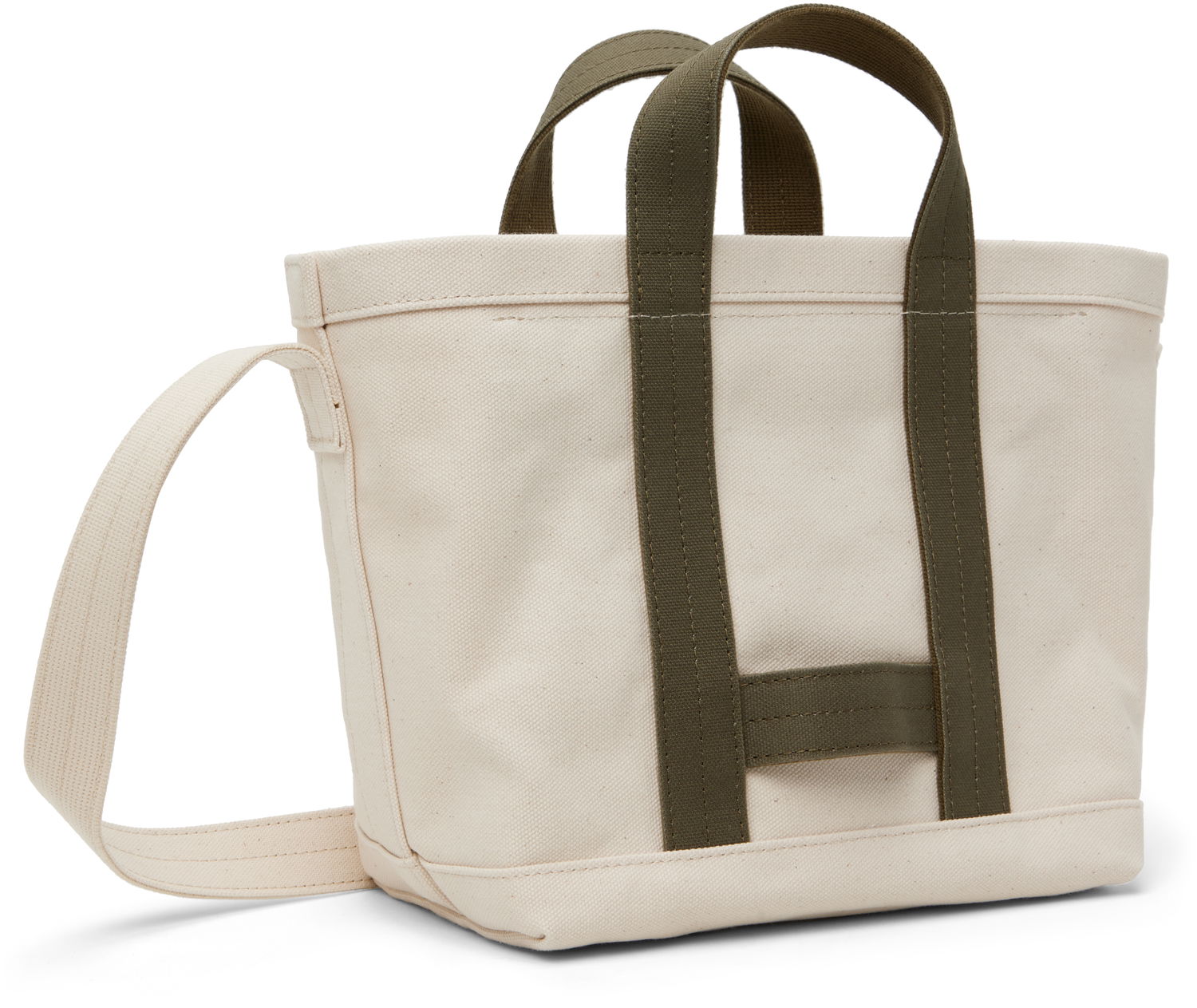 Голяма пазарска чанта Comme des Garçons Comme des Garçons Shirt Canvas Tote Bag with Shoulder Strap Бежово | FO-K202-051, 1