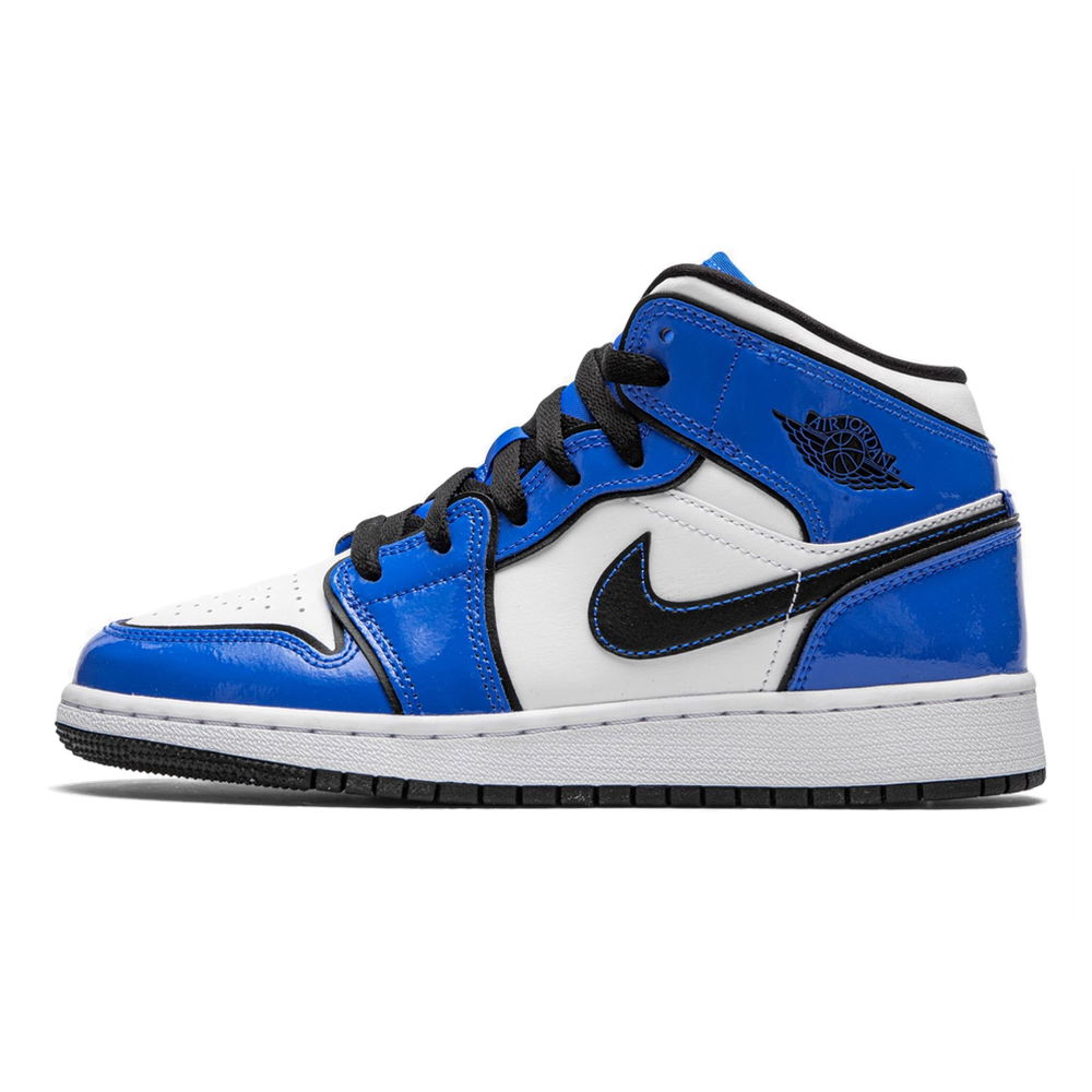 Кецове и обувки Jordan Air Jordan 1 Mid SE GS "Signal Blue" Синьо | BQ6931-402, 0