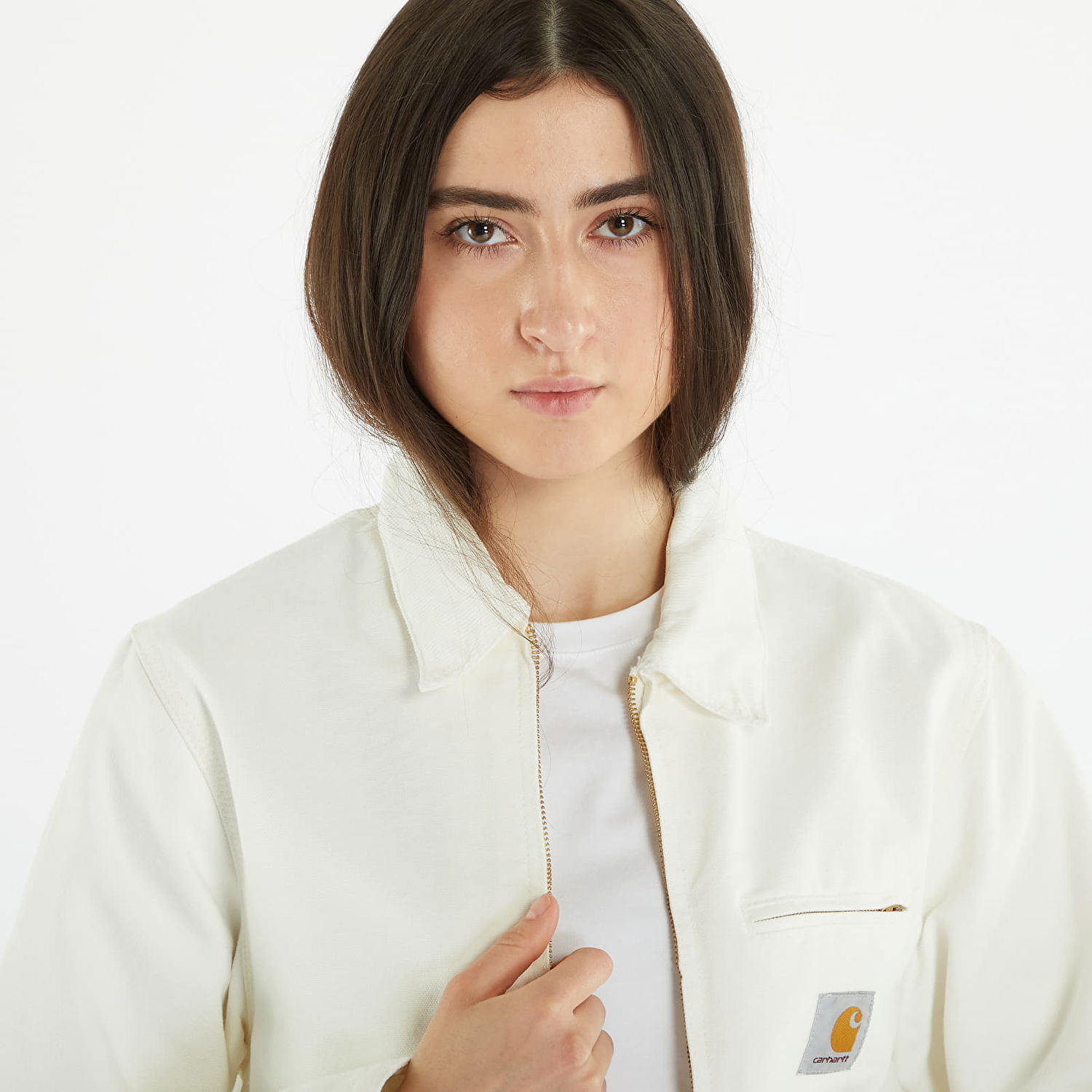 Яке Carhartt WIP Detroit Jacket Бяло | I031947.0DJ06, 1
