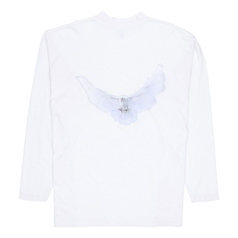 Тениска GAP Dove Long Sleeves T-Shirt Yeezy Gap Engineered by Balenciaga Бяло | YEEZY-SS22-019
