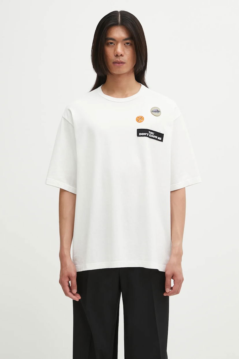 Тениска UNDERCOVER Undercover T-Shirt with Patches Бяло | UP2E4812