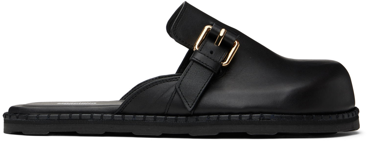 Облекло Moschino Moschino Leather Mule Loafers Черно | 251 MB10152G0M GA0 000, 0