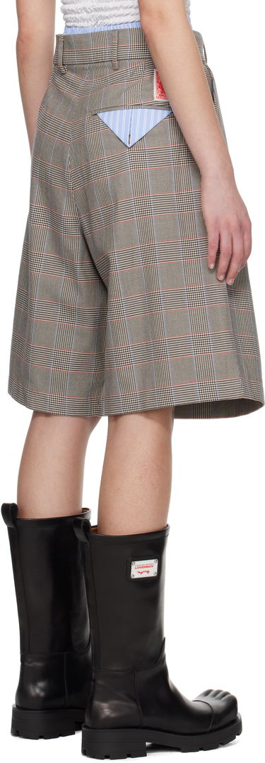Къси панталони Charles Jeffrey Loverboy Charles Jeffrey LOVERBOY Aberdeen Plaid Shorts Кафяво | 54030102, 2