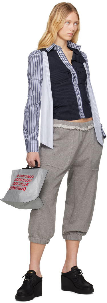 Голяма пазарска чанта Ottolinger Ottolinger ECCO.Kollektive Edition Frozen Tote Bag Сиво | 920012791402, 3