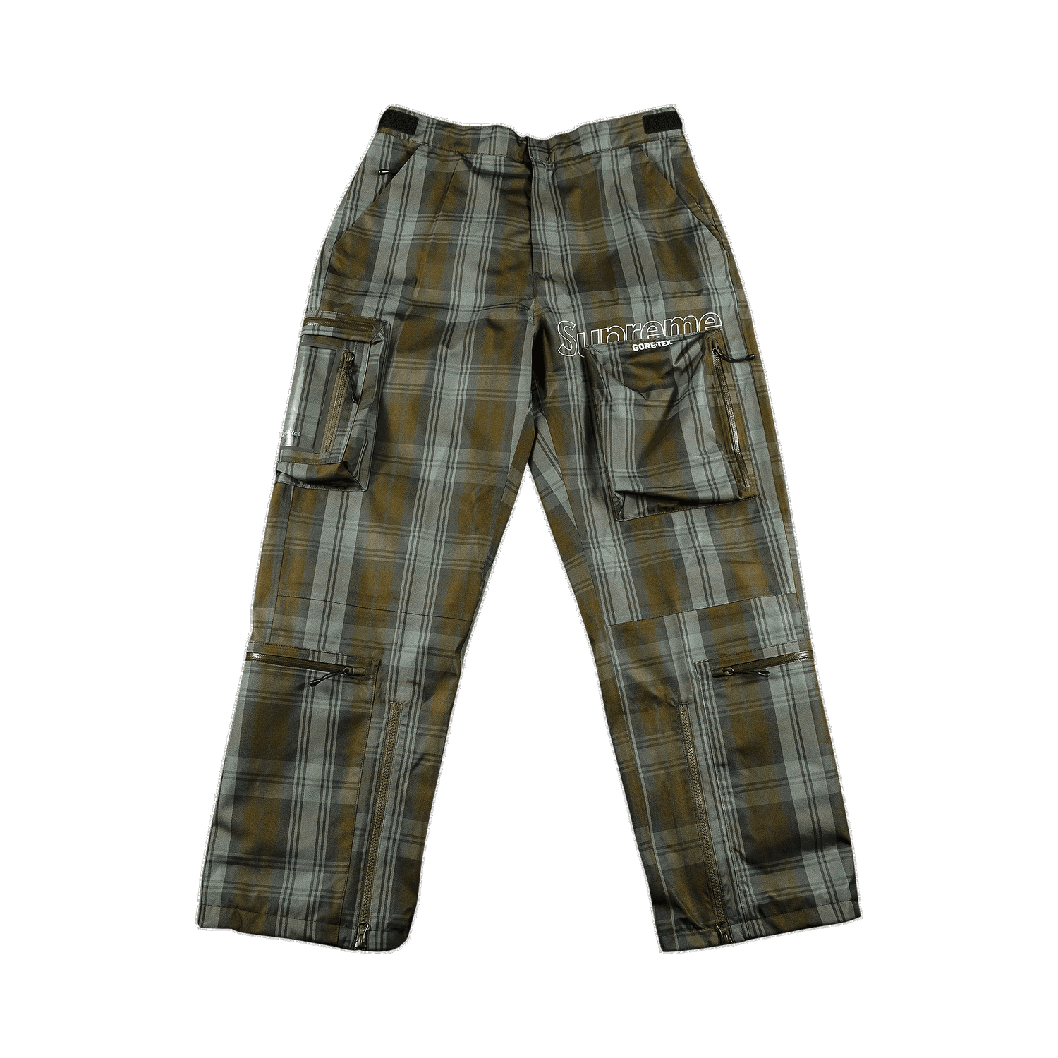 Панталони Supreme GORE-TEX Tech Pant Зелено | FW21P14 OLIVE PLAID, 0