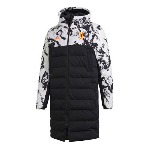 Парка adidas Originals Juventus Mid-Length Hooded Down Jacket Многоцветен | FT9924