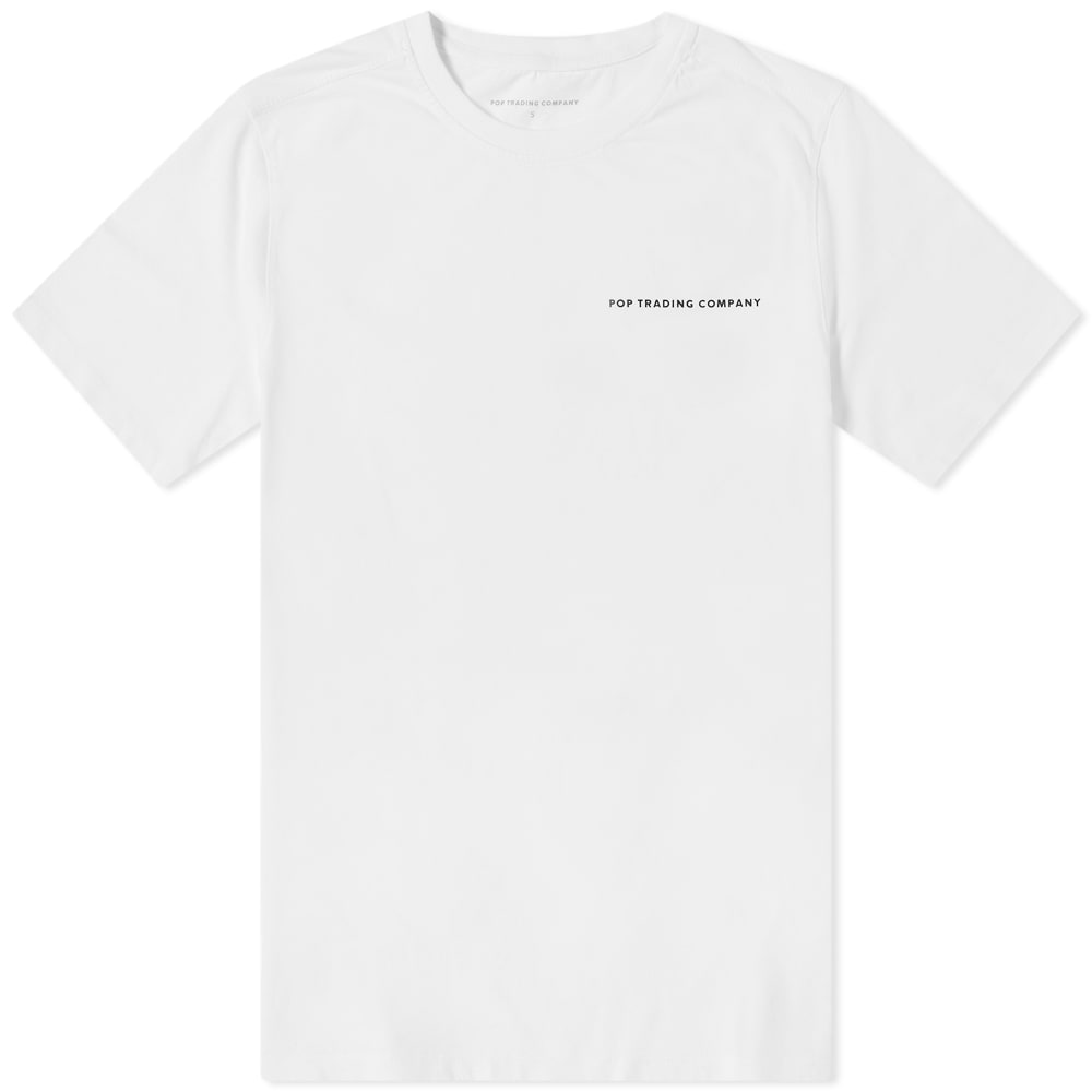 Тениска Pop Trading Company x NOS Logo Tee Бяло | POP-NOS-001, 0