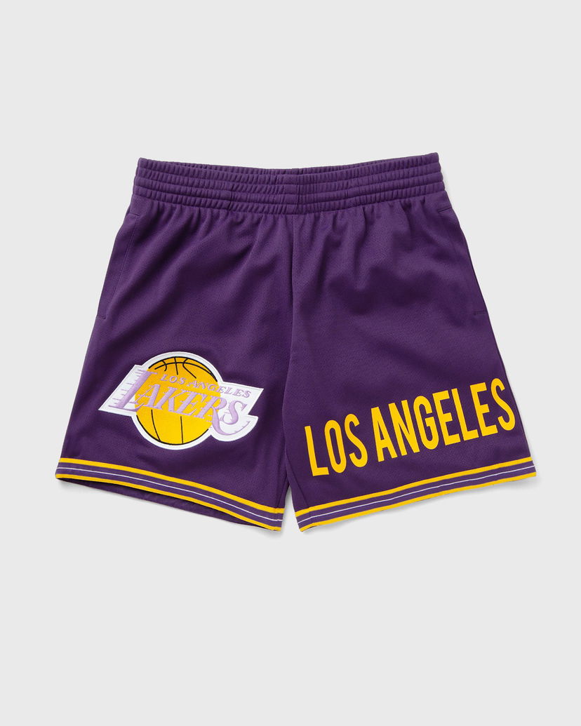 Къси панталони Mitchell & Ness Los Angeles Lakers NBA Team Origins 7" Mesh Shorts Лилаво | BT9267-LALPURP