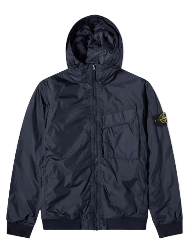 Яке Stone Island Pocket Detail Crinkle Reps Jacket Черно | 771540723-V0020